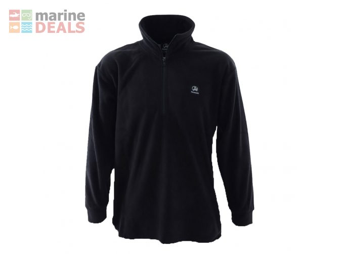 Swanndri Mens Motu Fleece Pullover Top Black XL Carousel 1