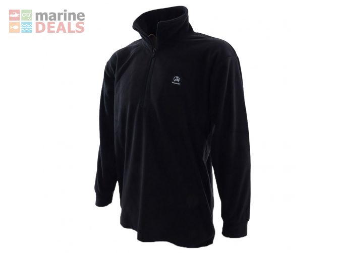 Swanndri Mens Motu Fleece Pullover Top Black XL Carousel 2