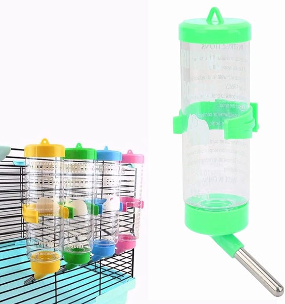 250ml Small Animal Pet Rat Hamster Rabbit Parrot Water Drinking Feeder Bottle Carousel 1