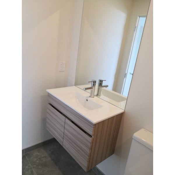 Wall Hung Vanity CON Series 600mm Wood Grain Lennox Bathroom Christchurch Carousel 2