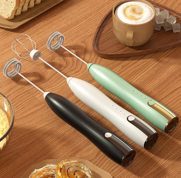 Wireless electric milk frother egg beater milk bubbler USB Rechargeable Carousel 2