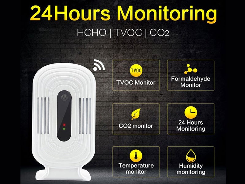 PTN New Air Quality Monitor Indoor Pollution Tester Clearance - Clearance Carousel 2
