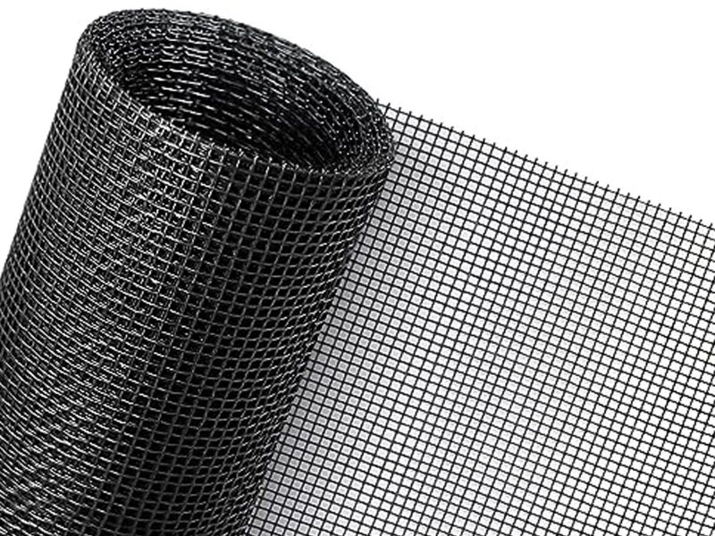 A Roll of 100x500cm Window Screen Replacement Door Screen Mesh Pet Screen Black Carousel 1