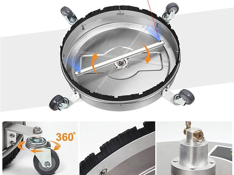 Stainless Steel Surface Cleaner 18 Inch Clearance Sale Carousel 6