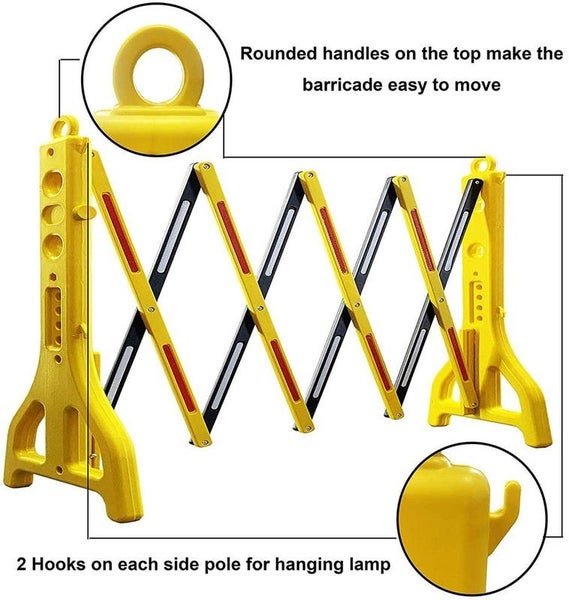 Construction Barrier Expandable Mobile Barricade 2013006 Carousel 6