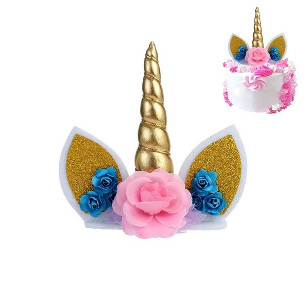 Unicorn Cake Topper I0431GD0 Carousel 1