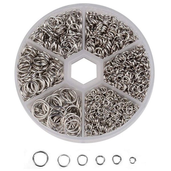 Jewellery Making Supplier Crafts Jump Rings Kit I1738SV0 Carousel 1