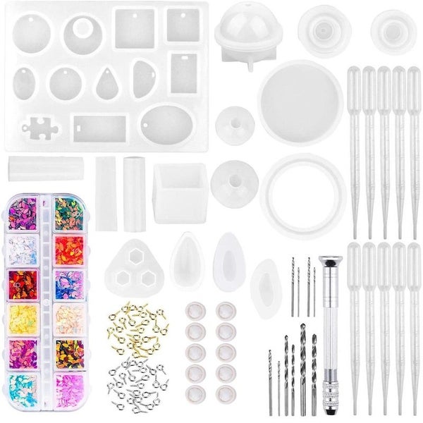 149pcs DIY Resin Casting Craft Molds Silicone Jewelry Pendant Making I0931WT0 Carousel 1