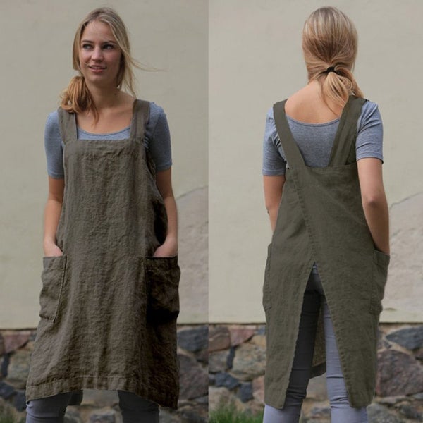 Pinafore Apron Dress Womens Clothing Size 18 J1614GN8 Carousel 1