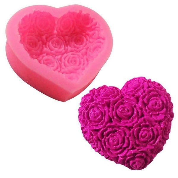 Silicone Mould Rose Flowers Cake Mold I1072PK0 Carousel 1