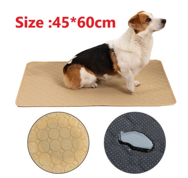 Washable Pet Dog Pee Pad Reusable Mat Size:45*60cm Carousel 1