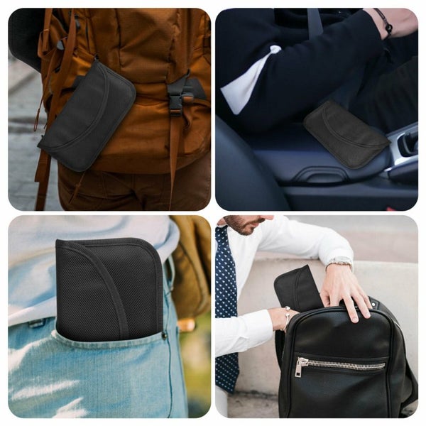 Signal Blocker Faraday Bag Pouch Cell Phone RFID Wallet E0447BK0 Carousel 13