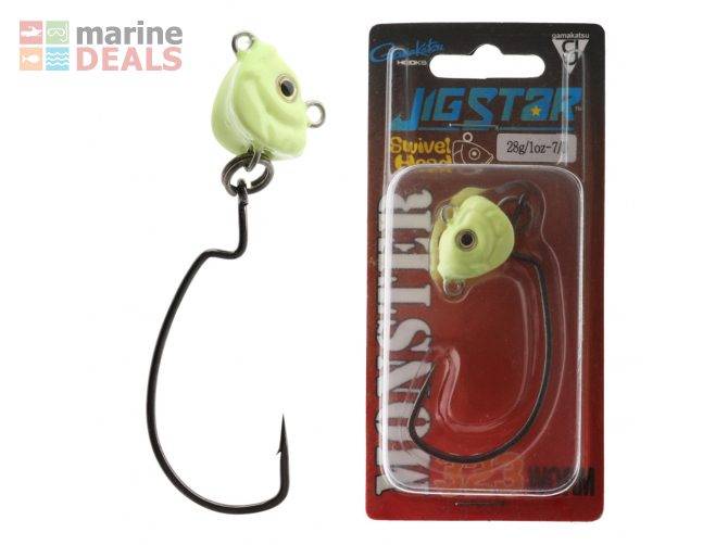 Jig Star Swivel Head Monster Jig Head 1oz 7/0 Carousel 1