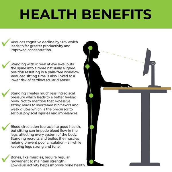Height Adjustable Standing Desk Carousel 8