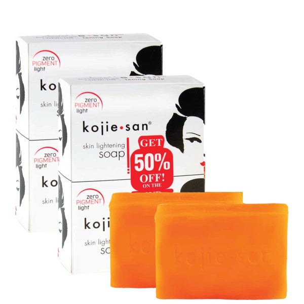 4x 135g Kojie San Soap Bar - Original Kojic Acid Bars Carousel 2