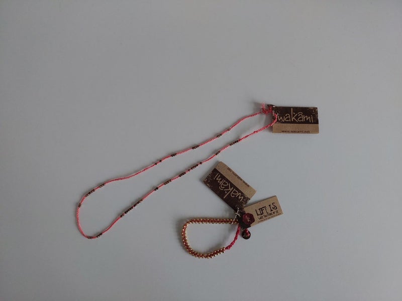 Beaded necklace and bracelet from Guatemala Carousel 1