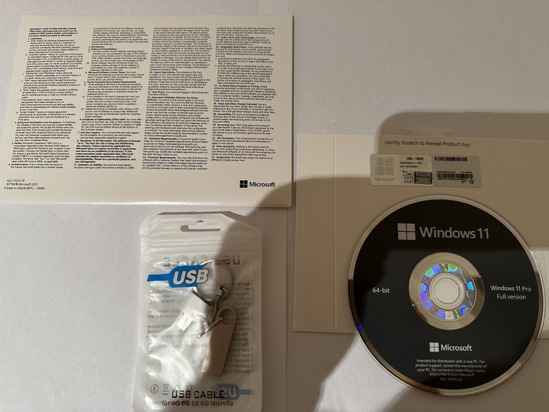 Windows 11 Pro DVD sealed with key and 16GB USB 24H2 update-Fast Post! Carousel 2