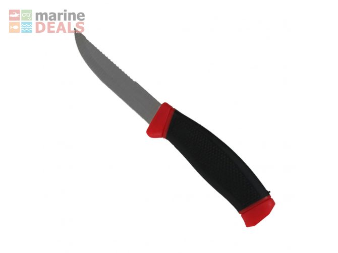 Holiday Bait Knife and Sheath Red/Black 10cm Carousel 1