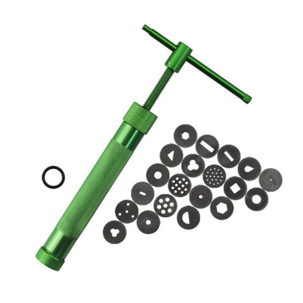 Clay Extruder Pastry Cake Fondant Gun with 20 Disc 3651201 Carousel 2