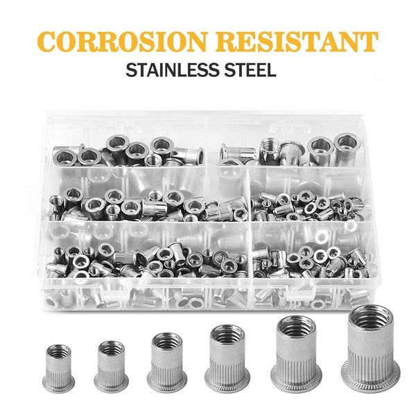 205pcs Rivet Nut Rivnut Nutserts Stainless Steel 3651806 Carousel 1