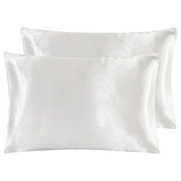 Satin Pillowcase White 2PC 3630502 Carousel 1