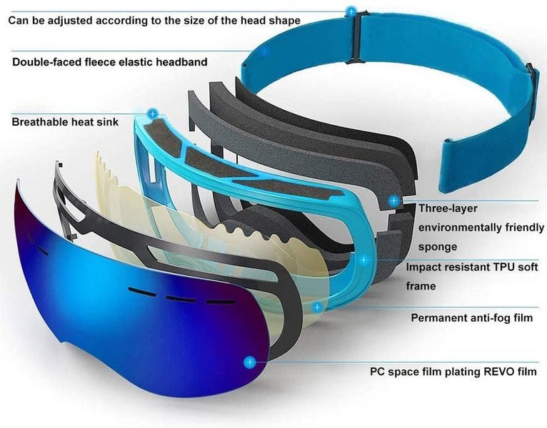 Ski Goggles Snowboard Goggles I0661SV0 Carousel 8