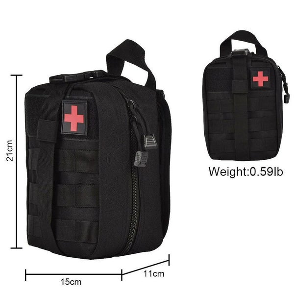 Tactical First Aid Bag Military Utility Pouch Emergency Rescue Package E0392BK0 Carousel 8