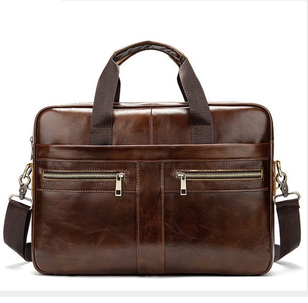 Genuine Leather Bag Briefcase Laptop Bags E0402LC0 Carousel 1