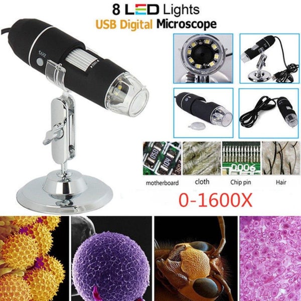 1600 x USB Microscope Magnification Endoscope Magnifier I0695BK16 Carousel 2