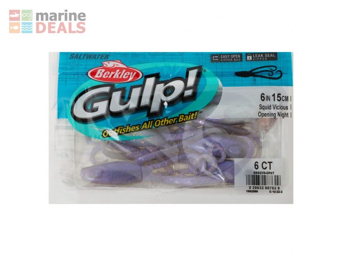 Berkley Gulp Saltwater Squid Vicious Soft Bait 15… Carousel 1