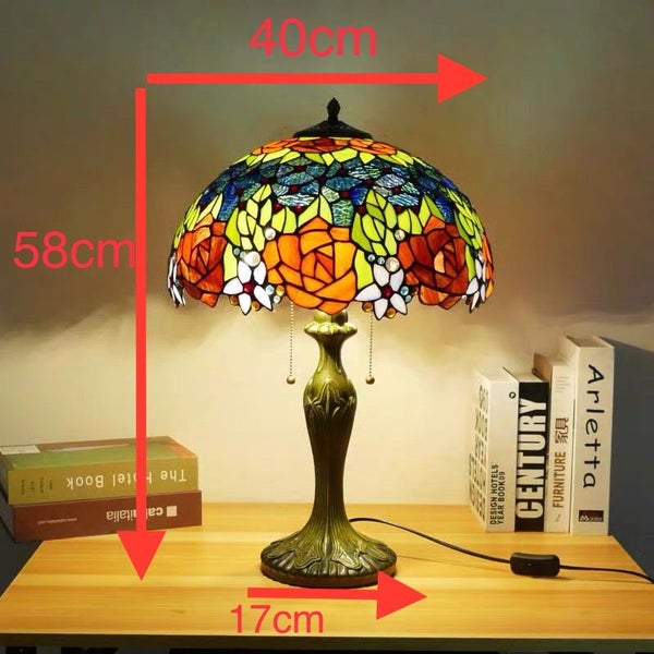 New Tiffany Table Lamp (Large 40cm Shade) Carousel 2