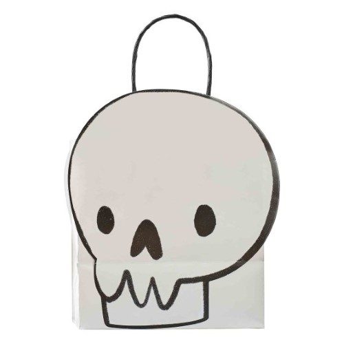 Boo Crew Skull Halloween Paper Party Bags Carousel 1