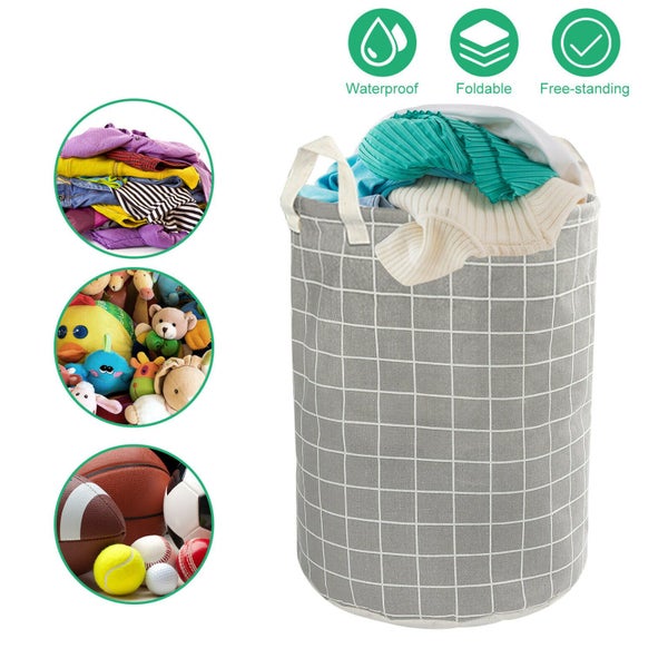 Large Foldable Storage Laundry Hamper Clothes Basket Washing Bag Bin Organizer Carousel 1