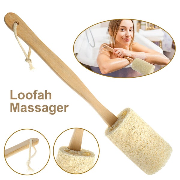 Wood Loofah Back Massager Carousel 1