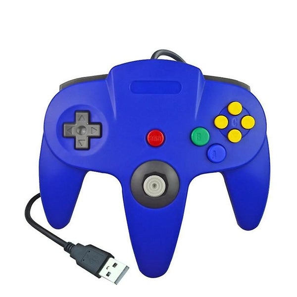 USB Wired N64 Controller Gamepad Joystick Joypad Game Pad for Classic 64 Carousel 2