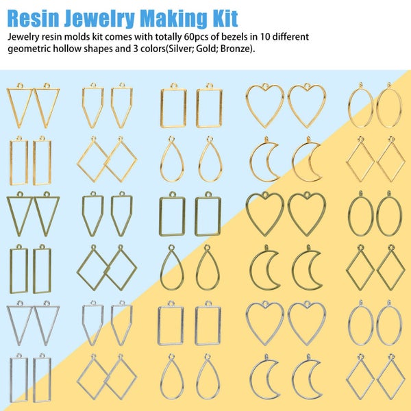 Resin Moulds Jewellery Pendant Molds Carousel 2