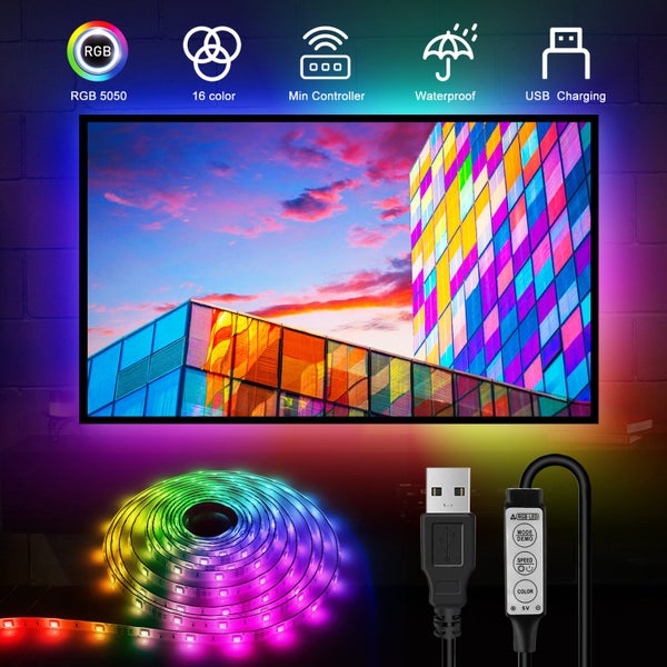 HDTV PC Monitor Computer LED Strip Light Carousel 1
