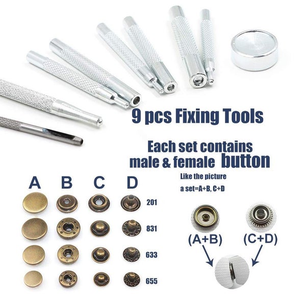 Leather Snap Fasteners Kit Sale Sale Carousel 2