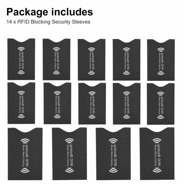 RFID Blocking Security credit card ID card holder Carousel 9