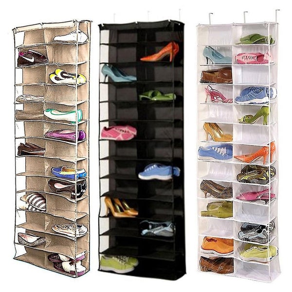 Shoe Rack Storage Organizer Holder Folding Hanging Door Closet 26 Pocket Carousel 4