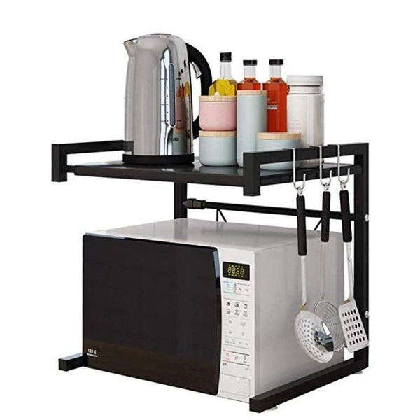 Expandable Microwave Oven Rack Storage Stand Kitchen Shelf 2021401 Carousel 1