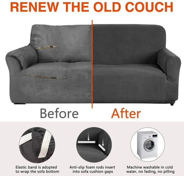 Couch Covers Sofa Cover 3 Seater 180-240cm 3649208 Carousel 1