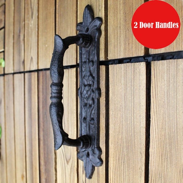 2 x Door Handles Cast Iron Heavy Duty 3639623 Carousel 2