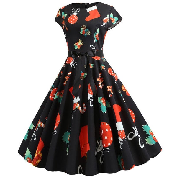 Rockabilly Christmas Dress Womens Clothing Size 14 J2237GN5 Carousel 2