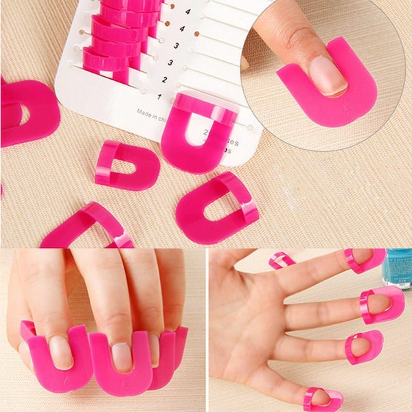 26pcs Nail Polish Edge Anti-Flooding Template Clip Nail Art Manicure I0545HP0 Carousel 2