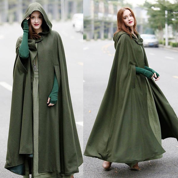 Hoodie Coat Cape Jacket Womens Clothing 4604094 Carousel 1
