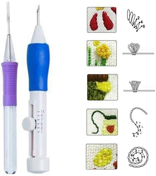 Embroidery Needle Cotton Knitting Sewing Cross Stitching Crochet Kit I1176MZ0 Carousel 15