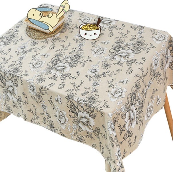 Cotton Linen Fabric Floral 1x1.5M G0676LG0 Carousel 2