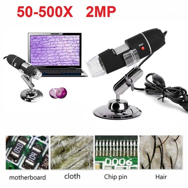 500 x USB Microscope Magnification Endoscope Magnifier I0695BK05 Carousel 1