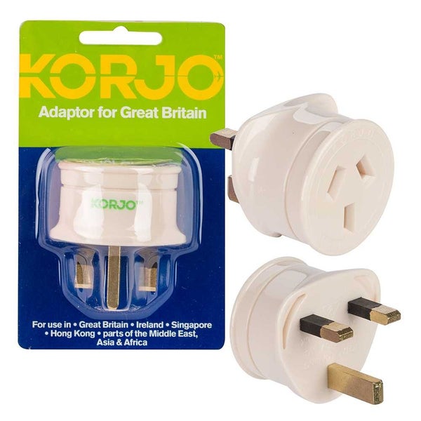 Korjo Great Britain Adaptor Plug Carousel 1